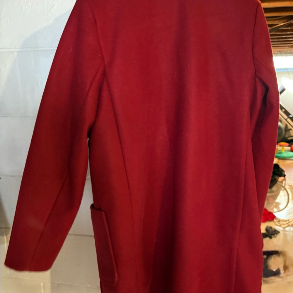 Old Navy Oversized Pea Coat - Small, Rubia Red - Picture 6 of 9